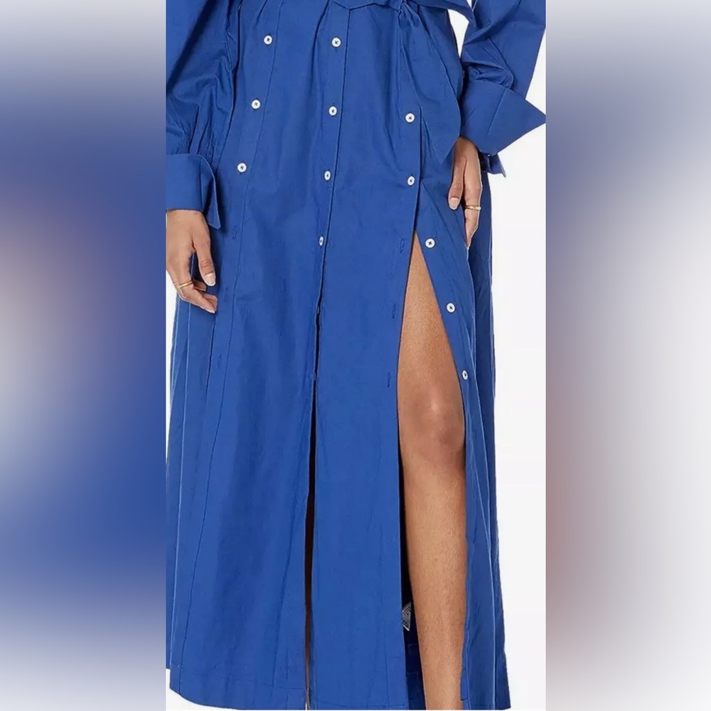 Elegant Blue Maxi Dress - Picture 6 of 16